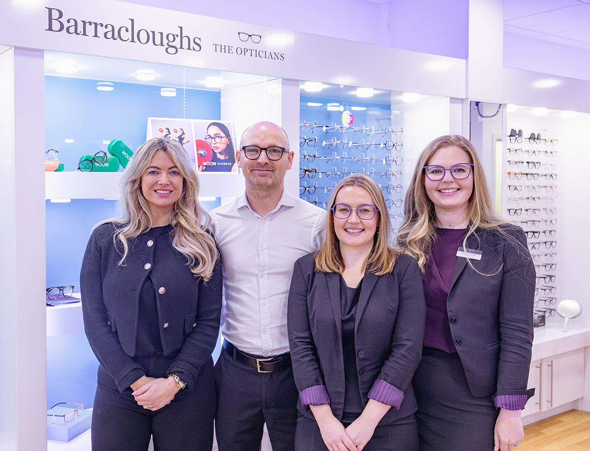 Gemma Drake, with Directors Dave Cleworth and Sarah Watters, and Polegate Store Manager, Sophia Bowman Gemma Drake, with Directors Dave Cleworth and Sarah Watters, and Polegate Store Manager, Sophia Bowman